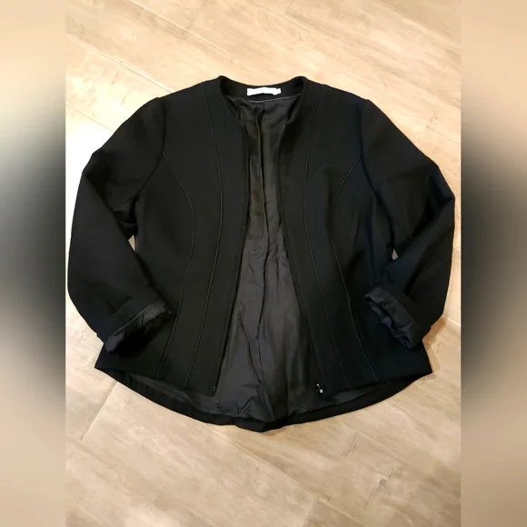 Anne Fonataine "Neve" Zip Up Wool Jacket - Picture 1 of 11